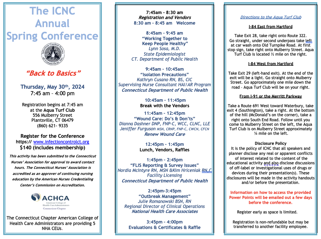 ICNC - May 30, 2024 - Annual Spring Conference